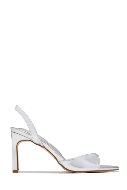 Kianny Single Sole Heels - Silver