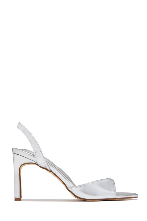 Kianny Single Sole Heels - Silver