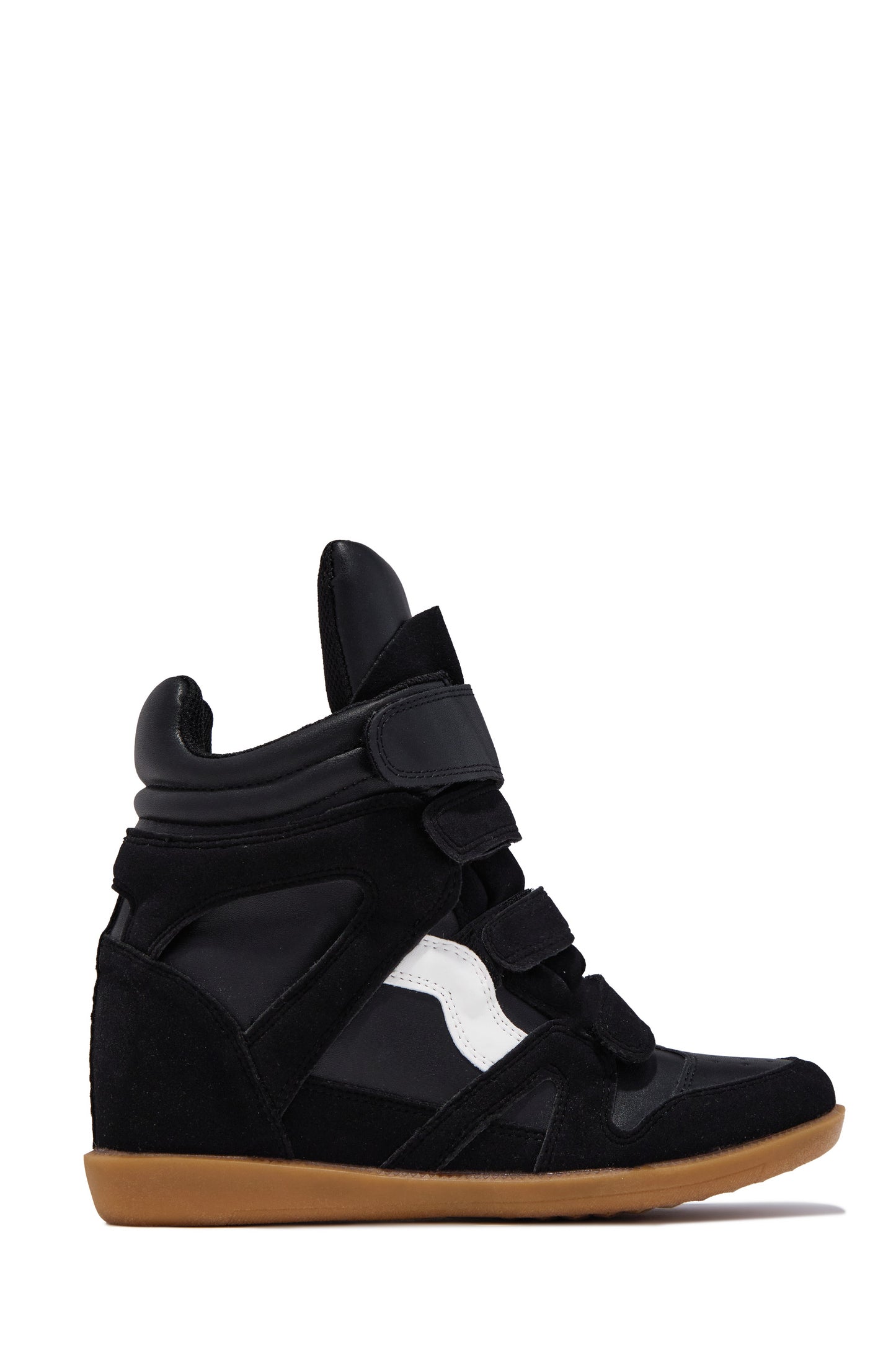 Gigi Wedge Sneakers - Black