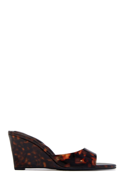 Zuri Slip On Wedges - Tortoise