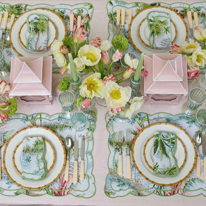 Nancy Bamboo Dinner & Starter Plates (Set of 8)
