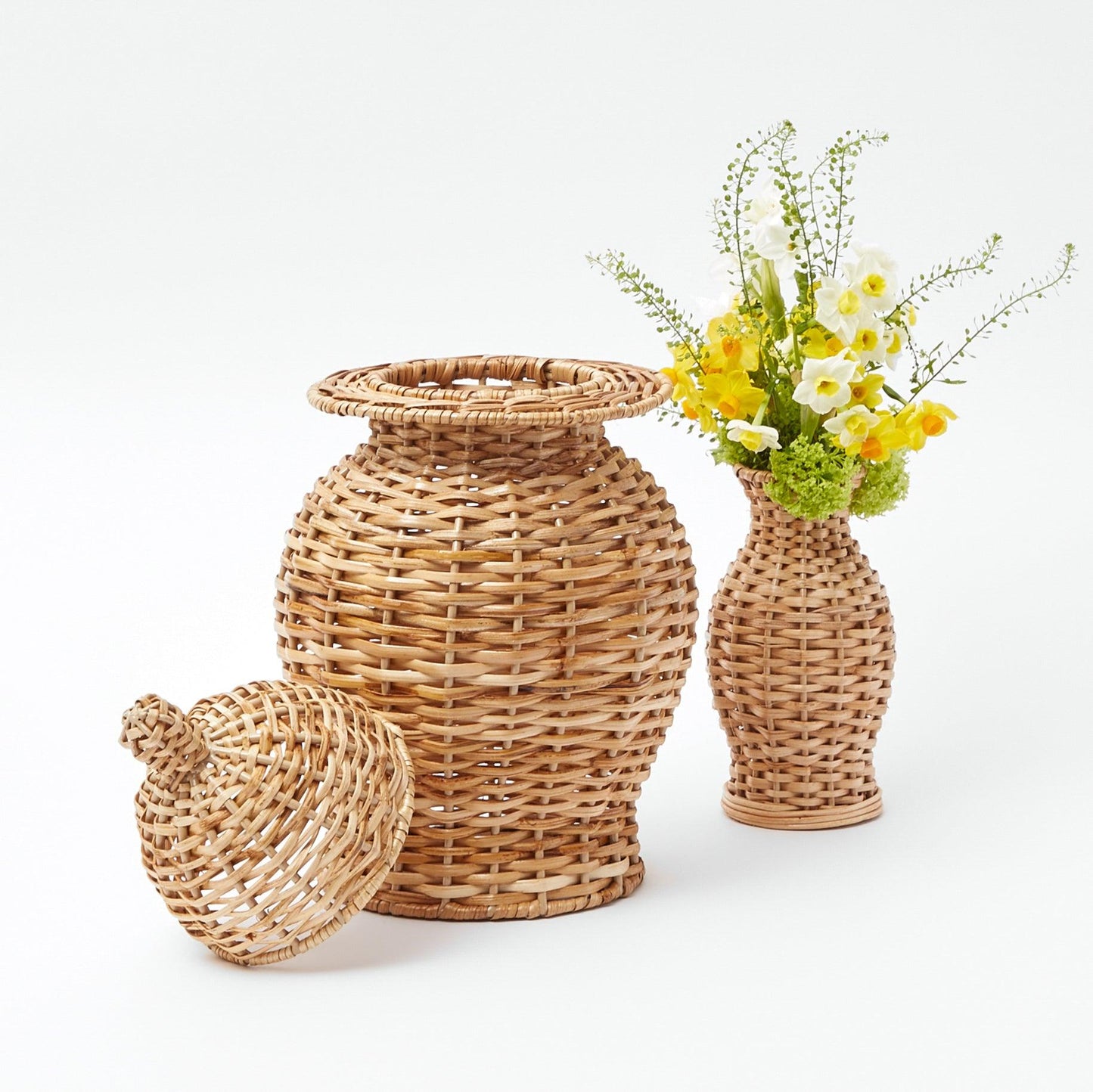 Natural Rattan Decoration Set