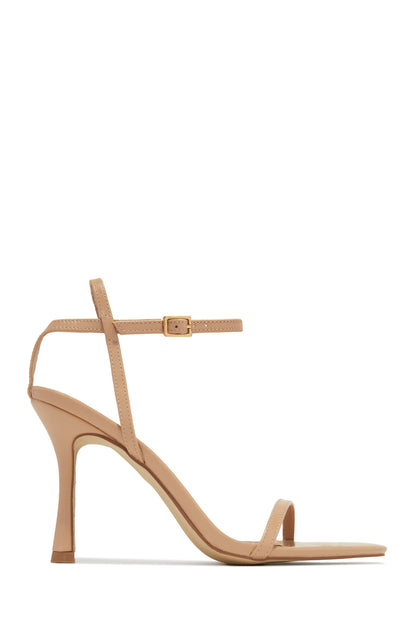 Adrienne Single Sole Heels - Nude