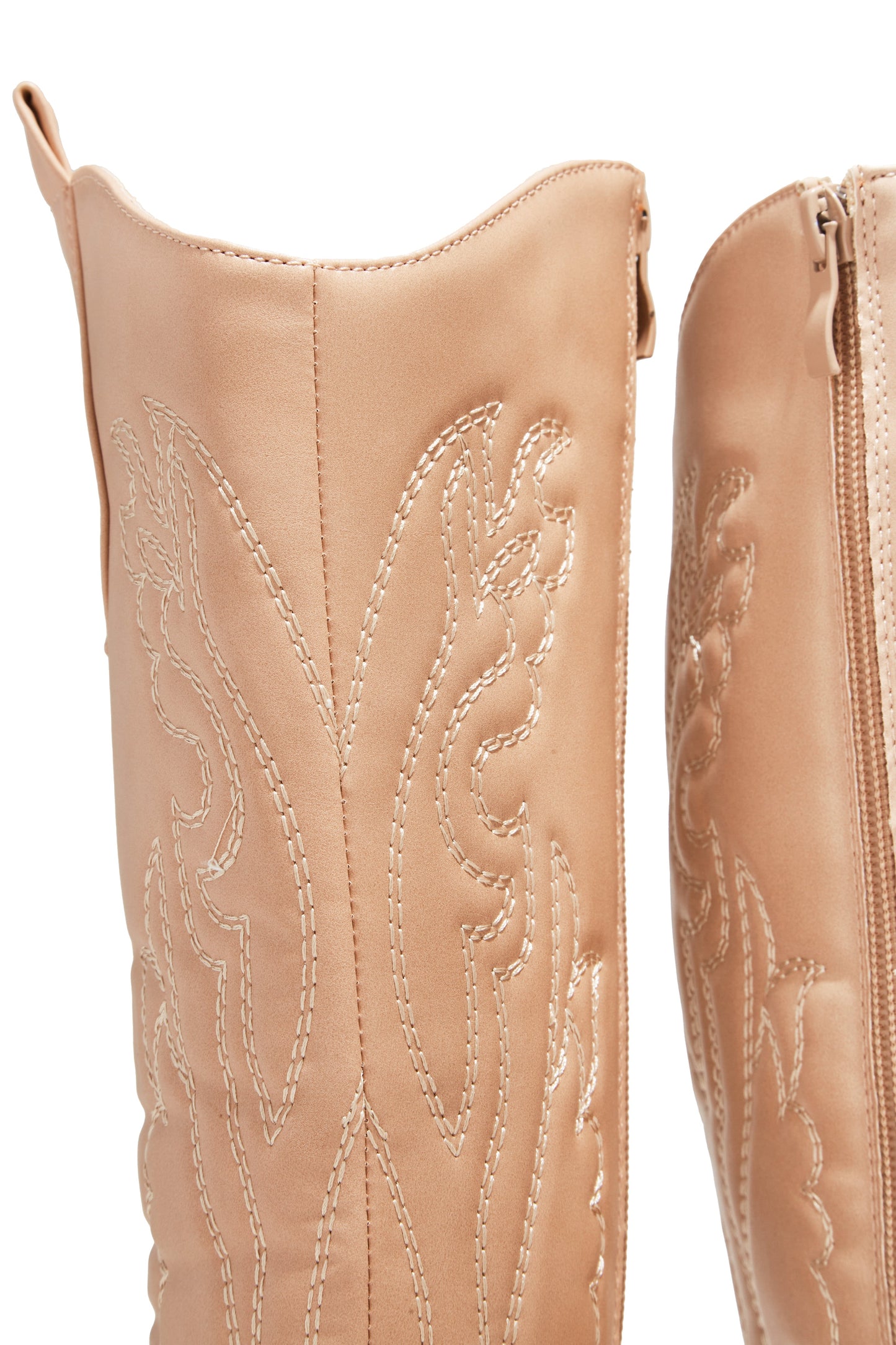 Miller Cowgirl Boots - Nude