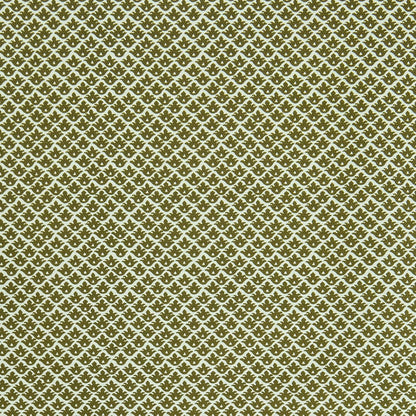 Olive Green Lotus Flower Fabric
