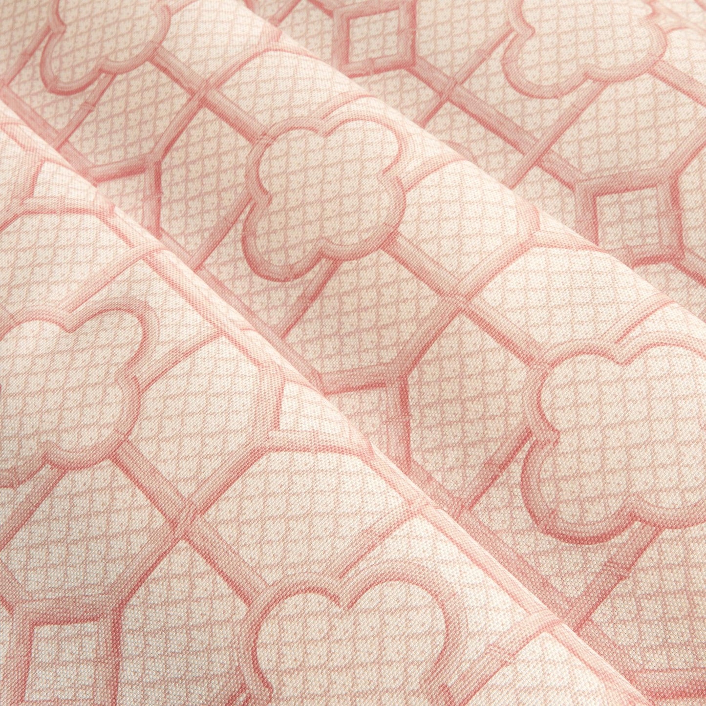 Pink Bamboo Trellis Fabric