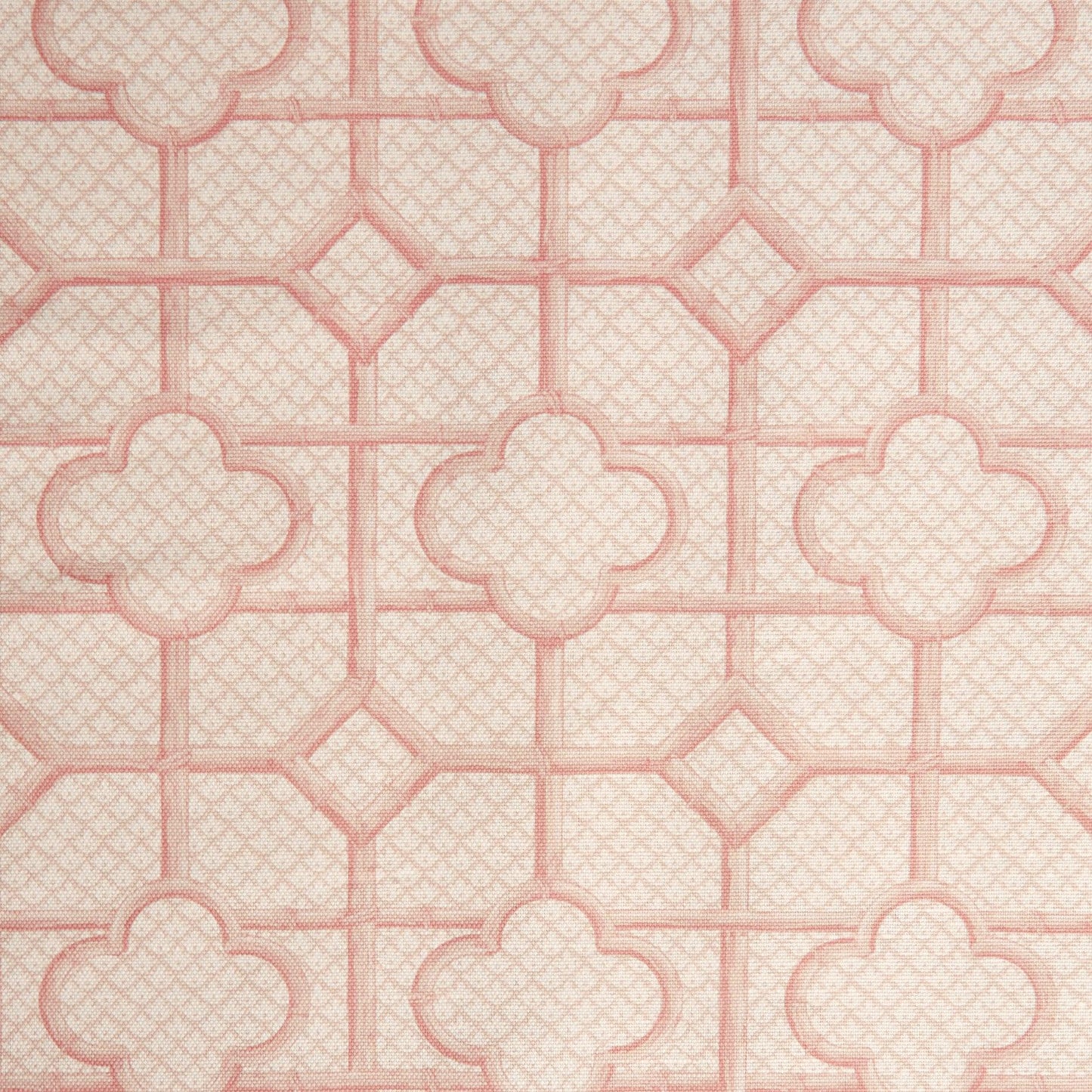 Pink Bamboo Trellis Fabric