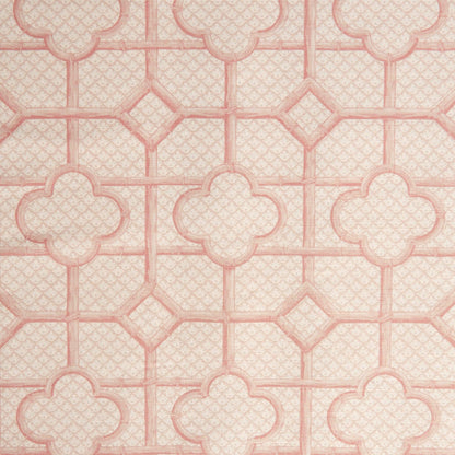 Pink Bamboo Trellis Fabric