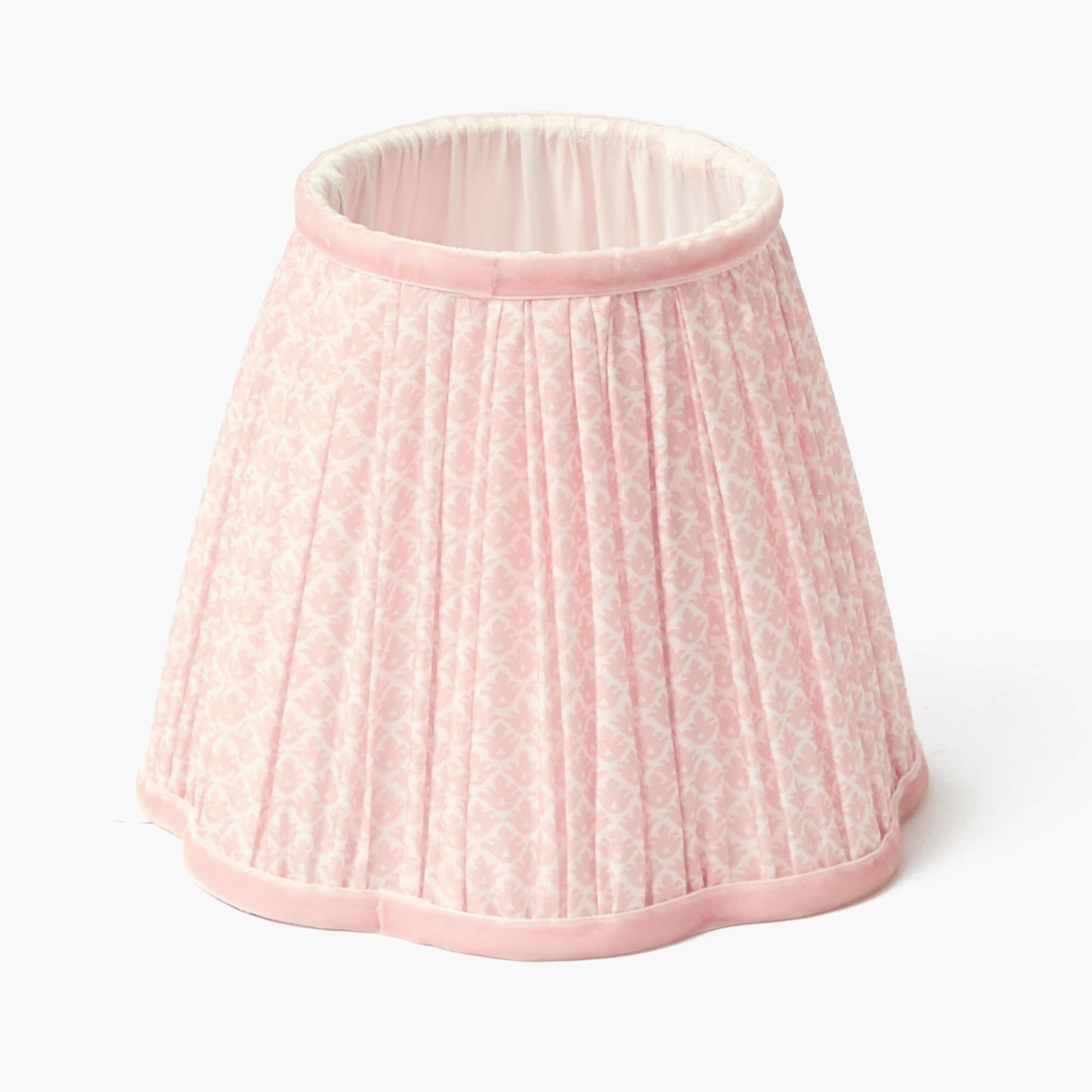 Edie Rechargeable Lamp with Pink Lotus Shade (18cm)