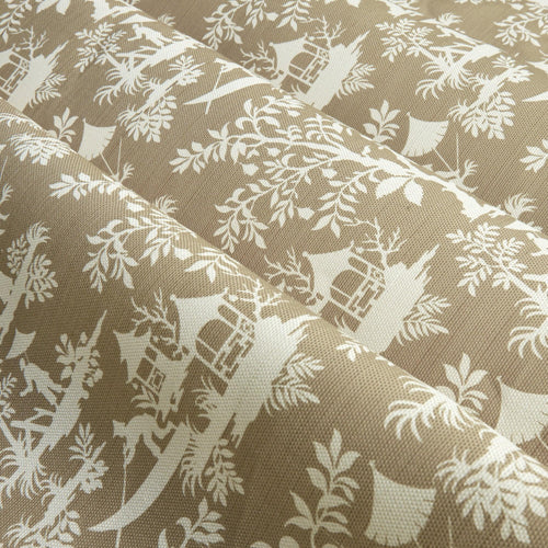 Putty Pagoda Garden Fabric