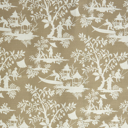 Putty Pagoda Garden Fabric