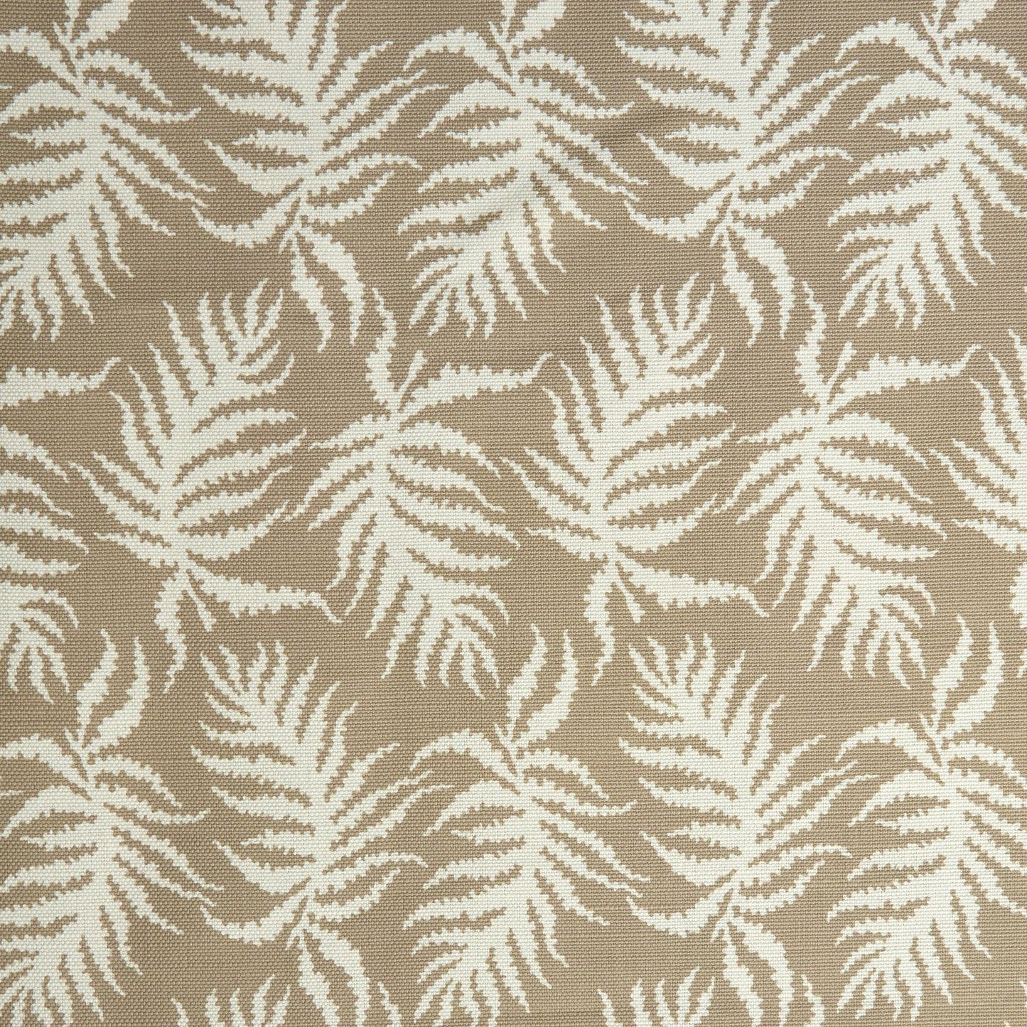 Putty Trailing Ferns Fabric
