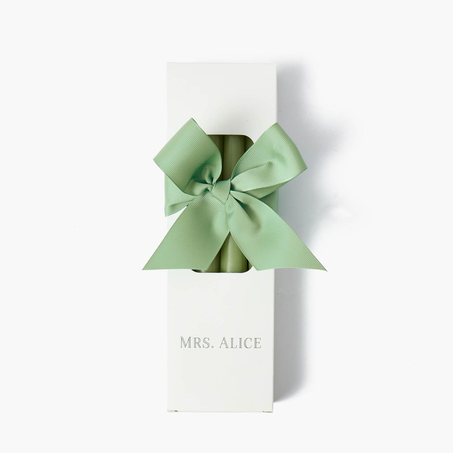 Spring Green Candles (Set of 8)
