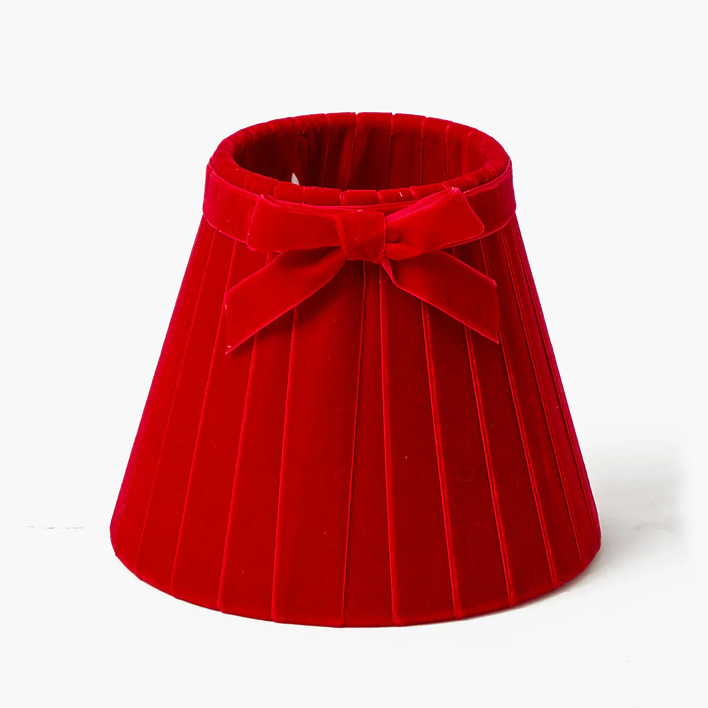 Red Ribboned Fifi Poodle Rechargeable Lamp with Red Velvet Bow Shade (18cm)