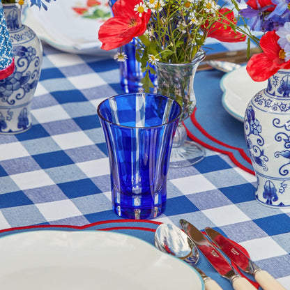 Royal Blue Positano Glasses (Set of 4)