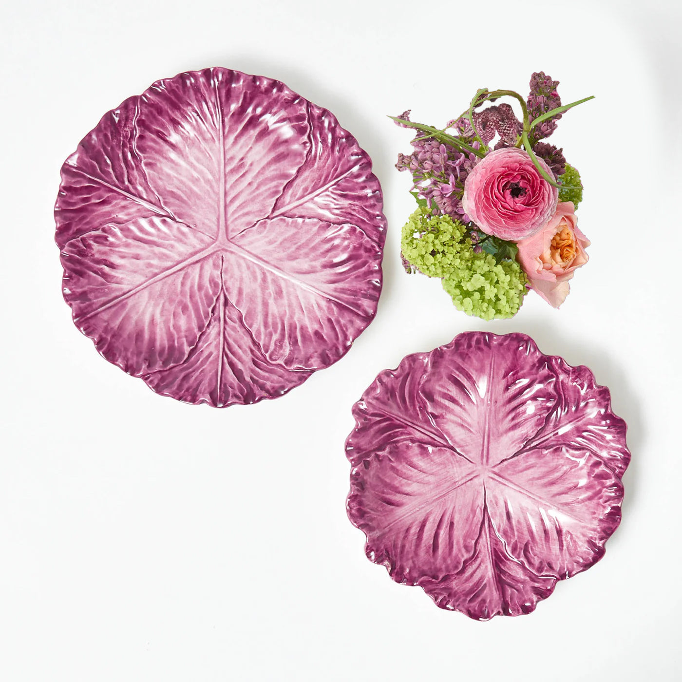 Aubergine Serena Cabbage Starter Plate
