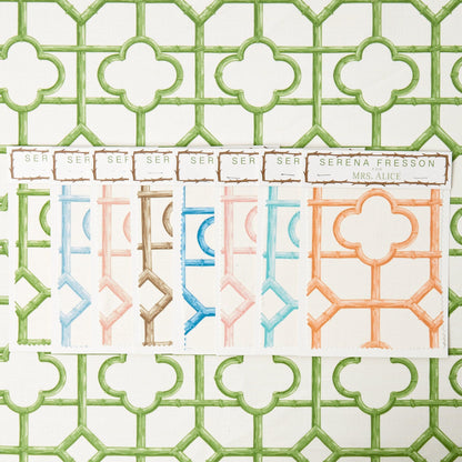 Green Shaded Bamboo Fabric