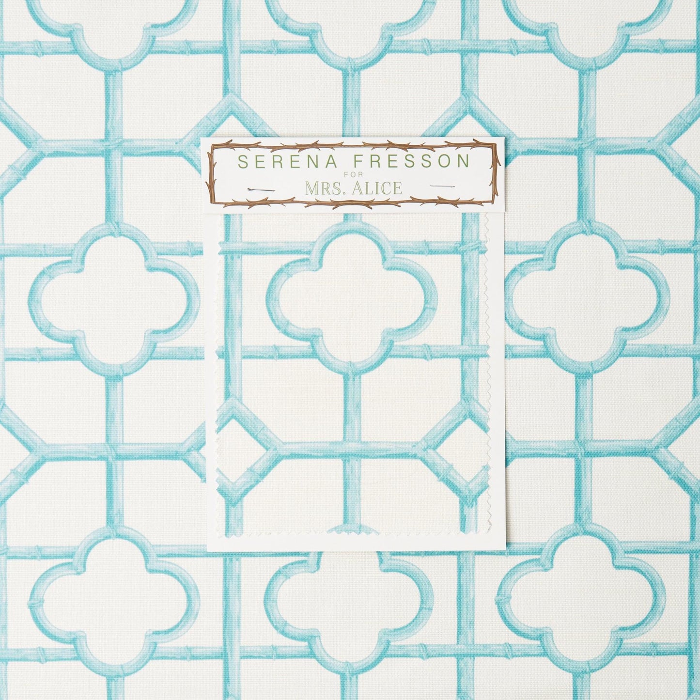 Turquoise Shaded Bamboo Fabric