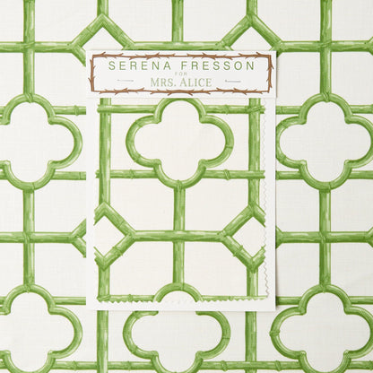 Green Shaded Bamboo Fabric