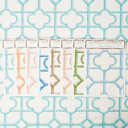 Turquoise Shaded Bamboo Fabric
