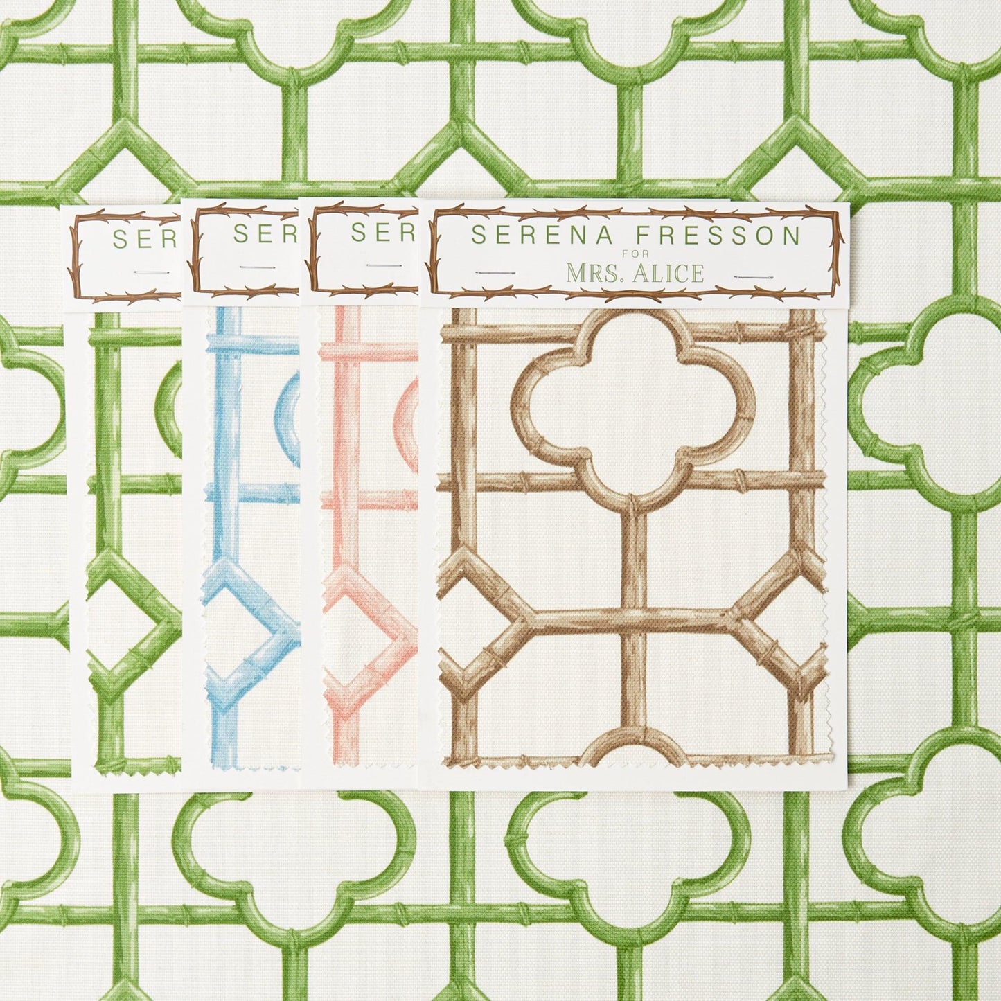Green Shaded Bamboo Fabric