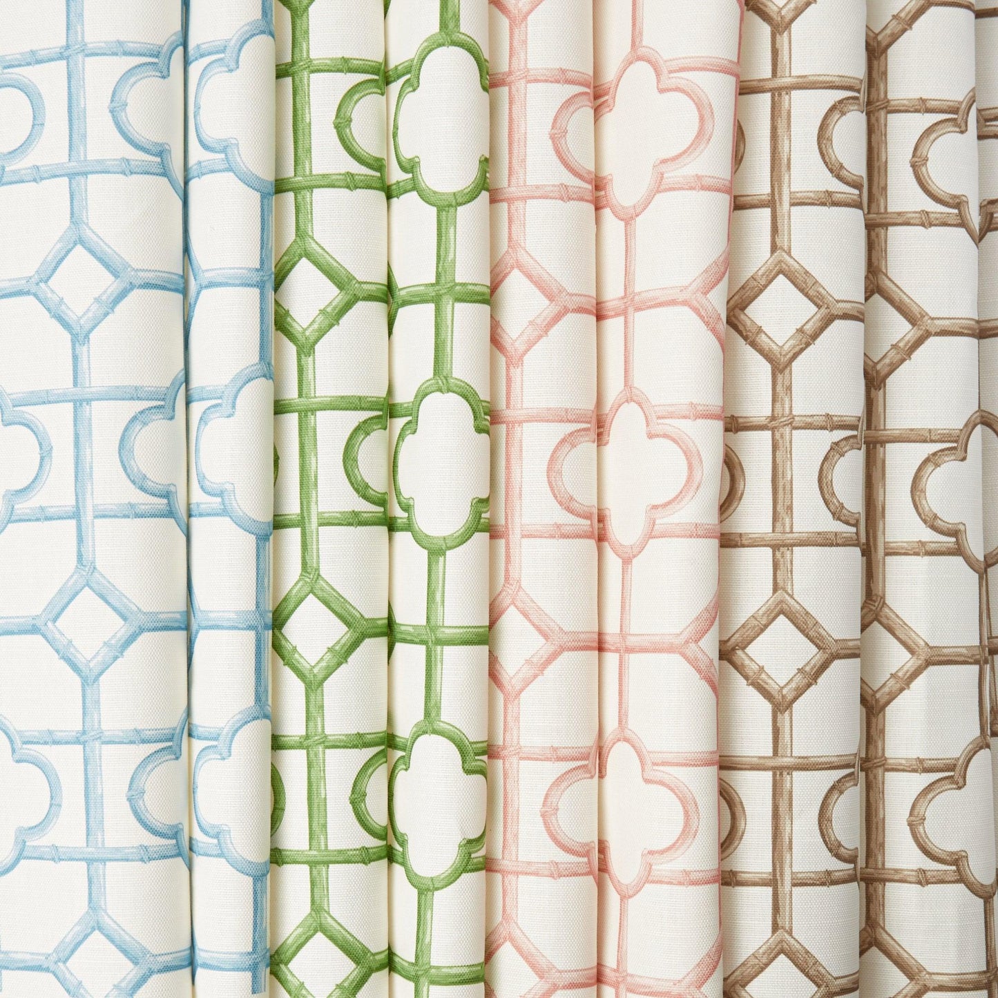 Blue Shaded Bamboo Fabric