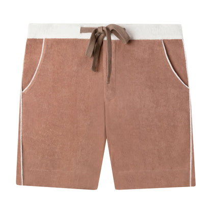 'Le Sirenuse' Cabana Shorts (Clay)