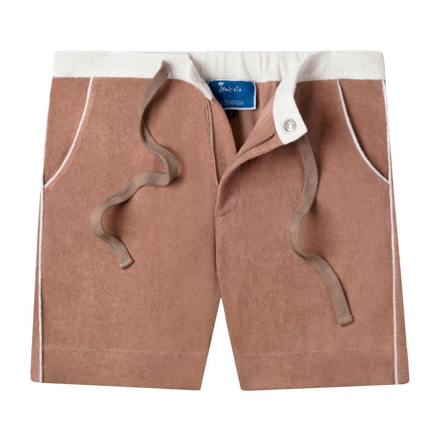 'Le Sirenuse' Cabana Shorts (Clay)