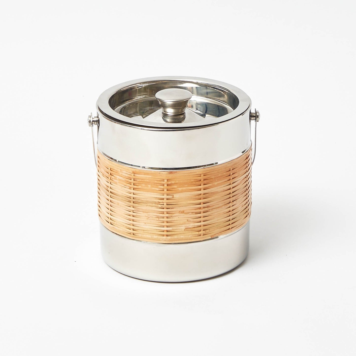 Wicker Barware Set