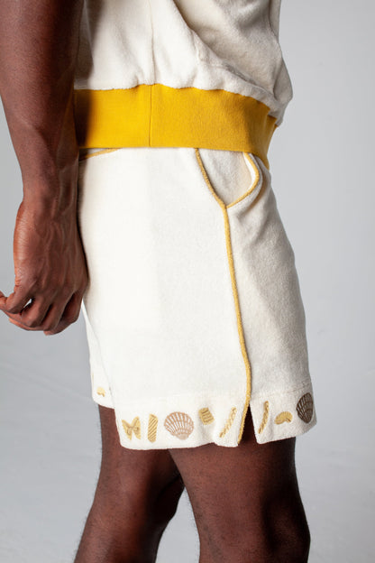 ‘Vongole!’ Cabana Shorts (Terrycloth)