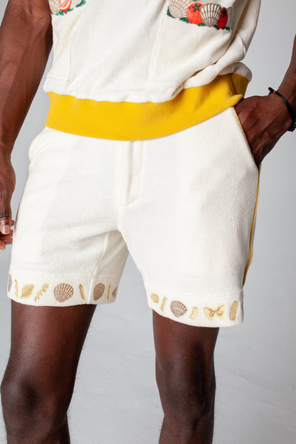 ‘Vongole!’ Cabana Shorts (Terrycloth)
