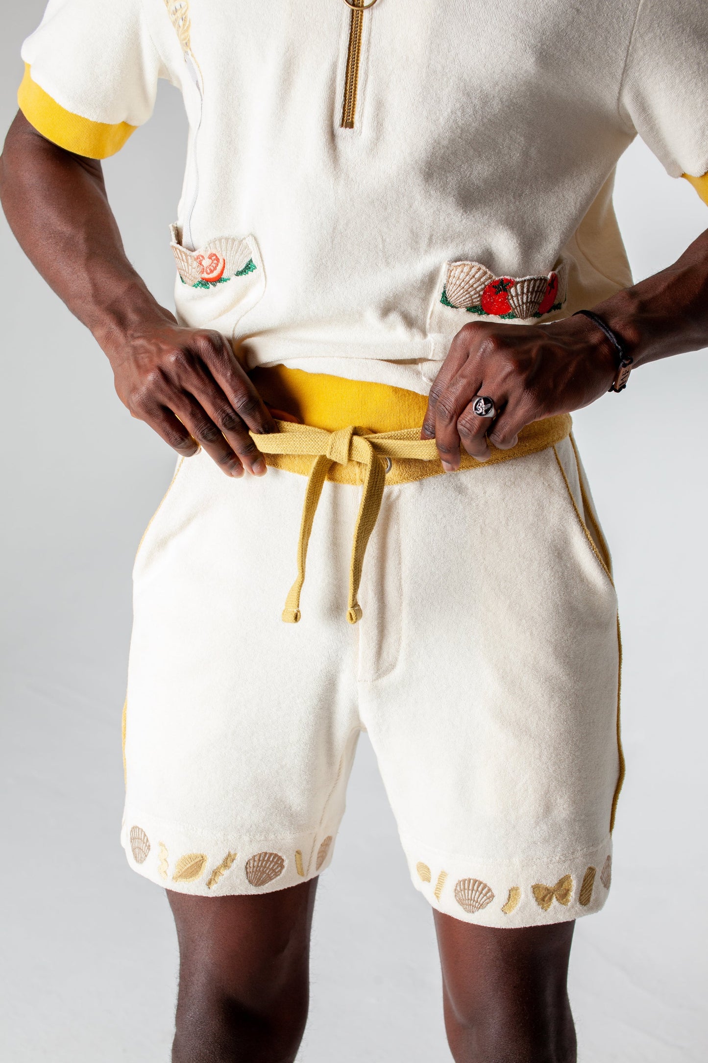 ‘Vongole!’ Cabana Shorts (Terrycloth)
