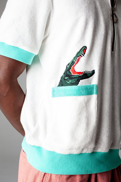 'Flamingo Tartare' Cabana (White)