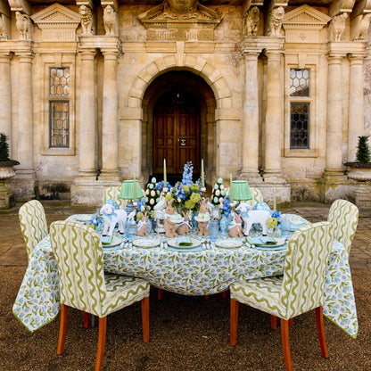 Josephine Green & Blue Starter Plates (Set of 4)