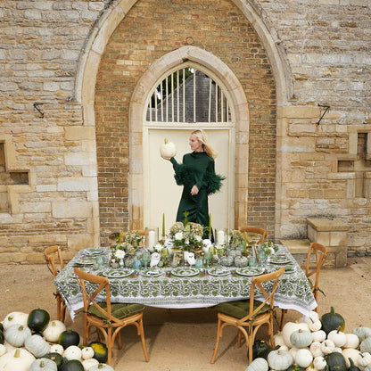 Olive Pheasant Tablecloth