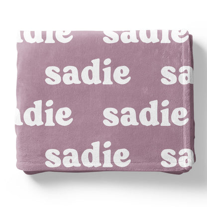 Cotton Candy Personalized Color Blanket