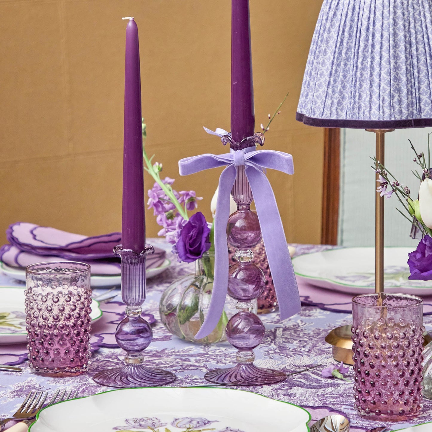 Eden Purple Candle Set