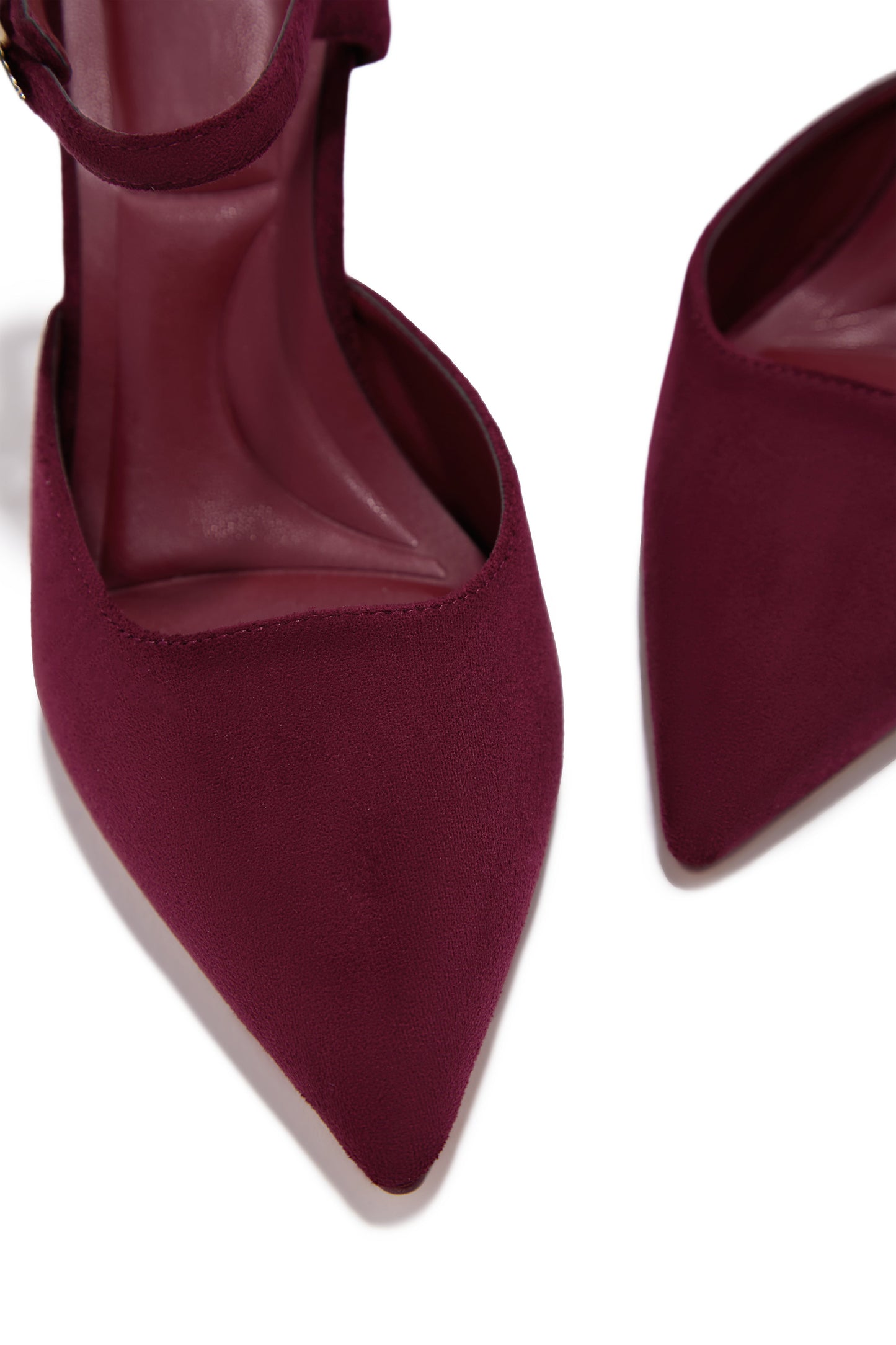 Kaley Mule Heel Pumps - Wine