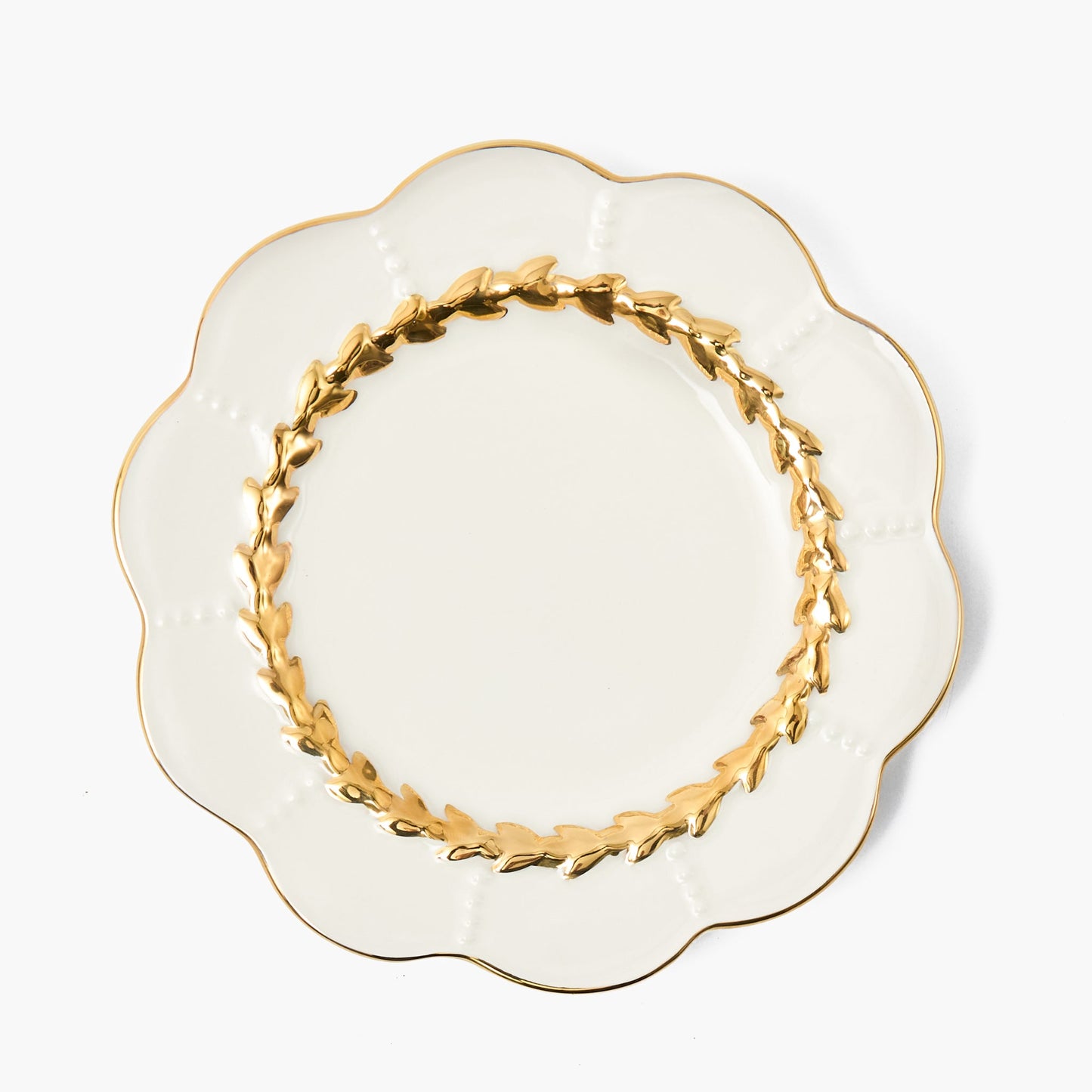 Gold Laurel Starter Plate