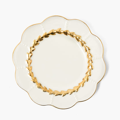 Gold Laurel Starter Plate