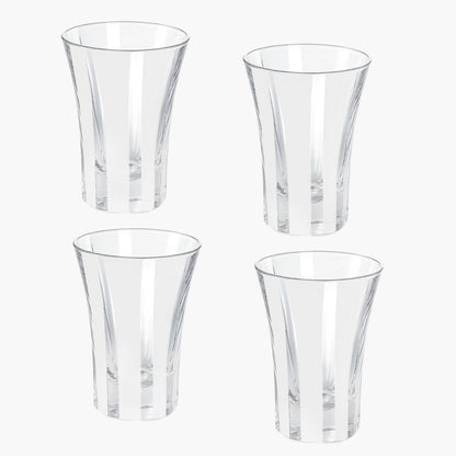 White Positano Glasses (Set of 4)