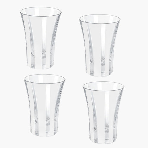 White Positano Glasses (Set of 4)