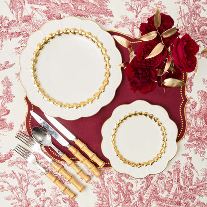 Gold Laurel Starter Plate
