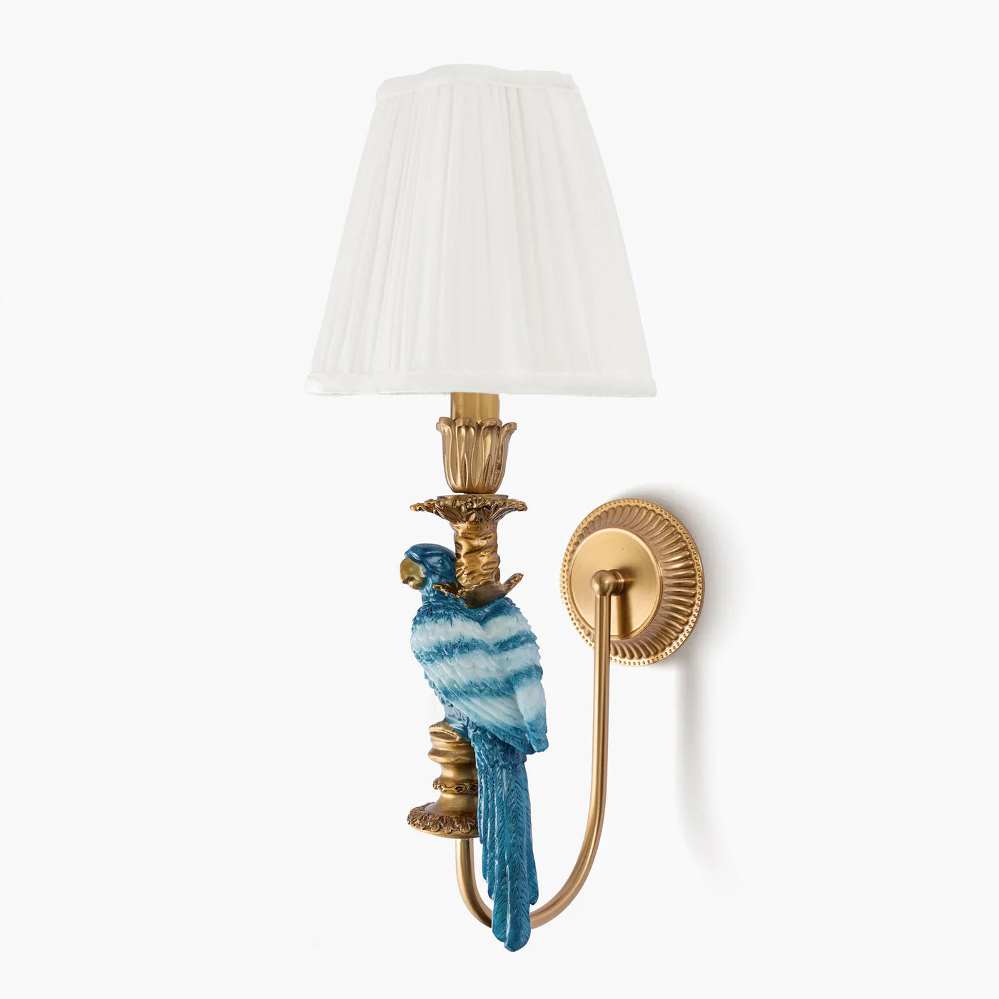 Pair of Blue Parrot Rechargeable Wall Lights