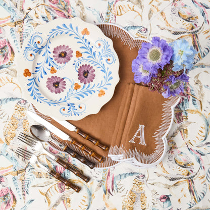 Damson Flowers Dinner Plate