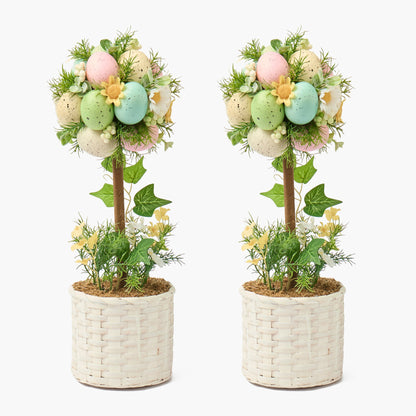 Potted Easter Egg Tree (Pair)