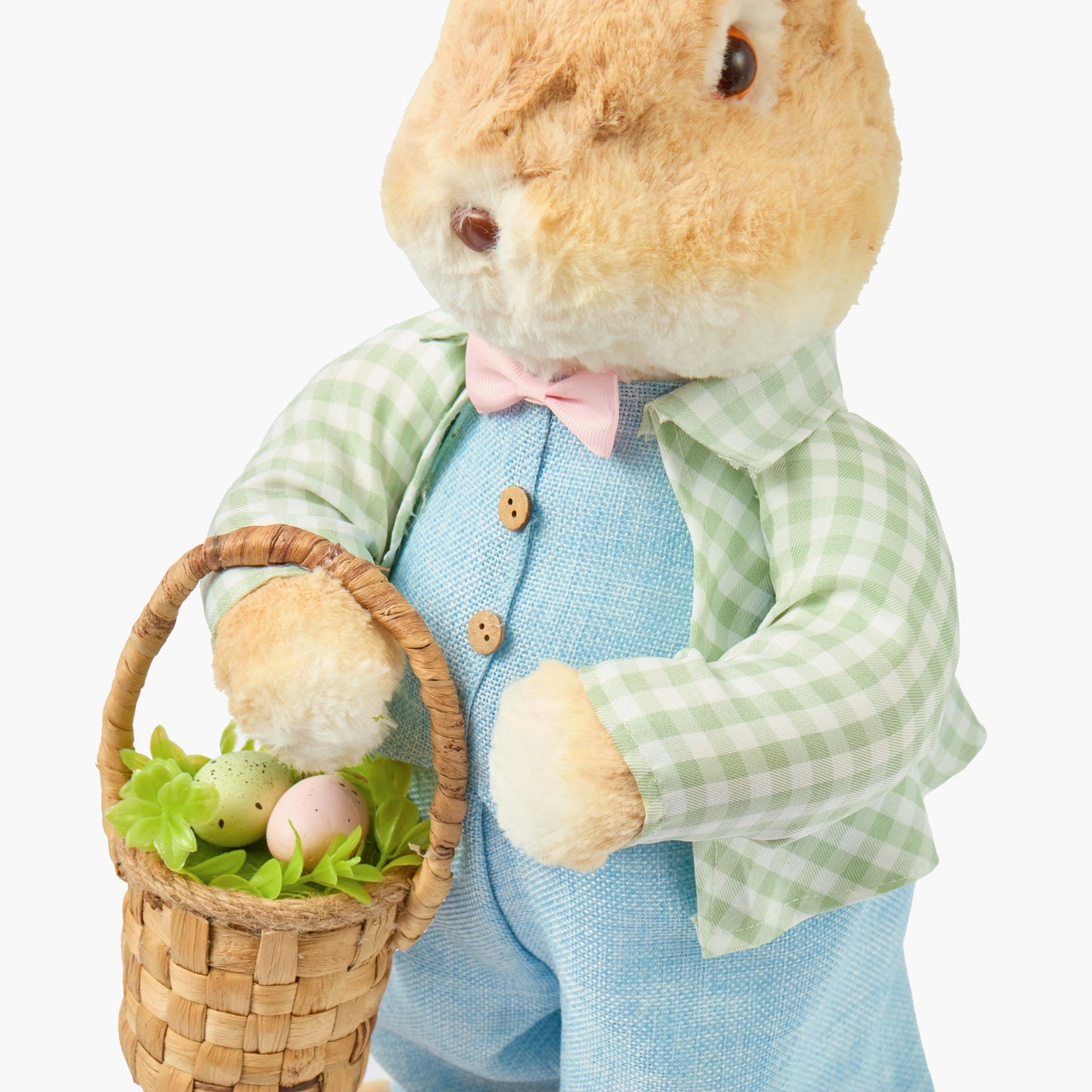 Large Mr. & Mrs. Rabbit in Blue (Pair)