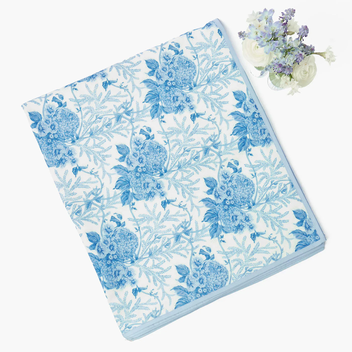 Blue Lady Isabella's Garden Tablecloth