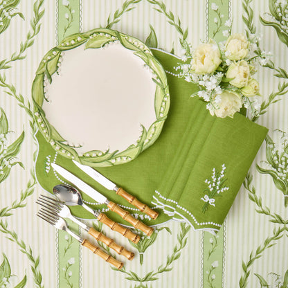 Lily of the Valley Dinner Plates (Set of 4)