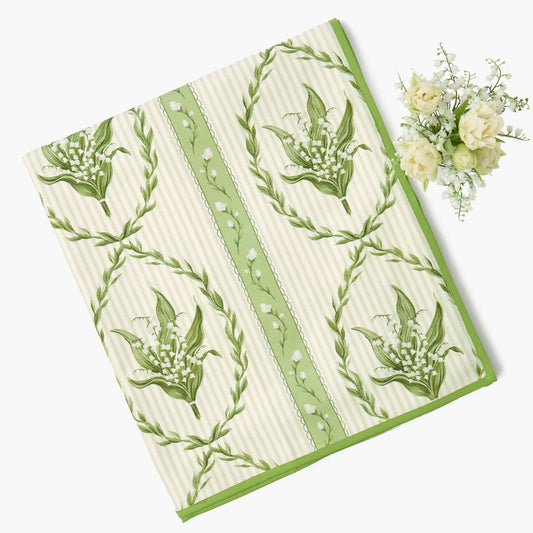 Lily of the Valley Garland Tablecloth